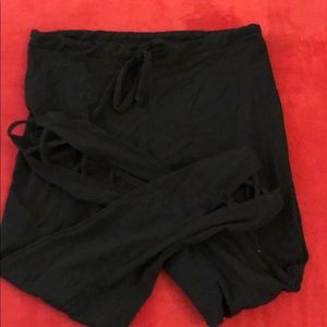 Chaser leggings with ballet detail